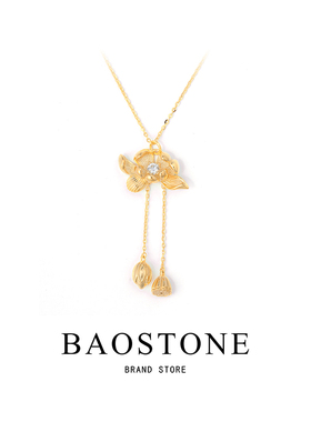 两世欢项链女S925银轻奢小众