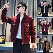 jacket and brand Trendy men cool street workwear trendy