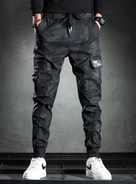 Camouflage casual pants for men autumn leggings overalls男裤