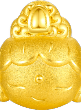 周六福黄金转运珠足金手链女定价3d硬金生肖龙本命年佛头手绳礼物