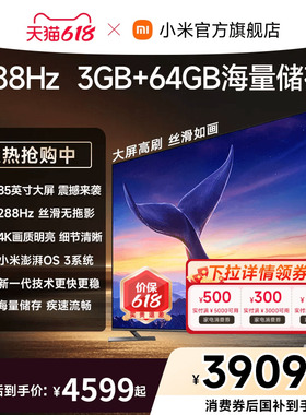 【大存储升级款】小米REDMI电视机MAX 85英寸288Hz超高刷3GB+64GB
