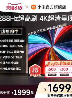 【大存储升级款】小米REDMI电视机A Pro55英寸 288Hz超高刷4K高清