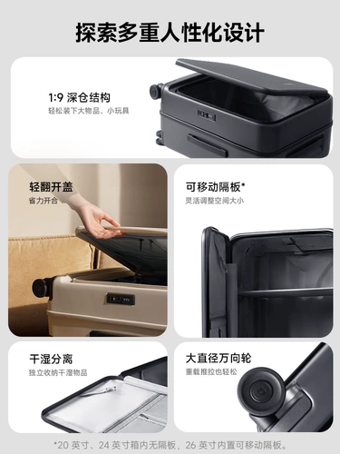 Вместительный и большой чемодан, коробка