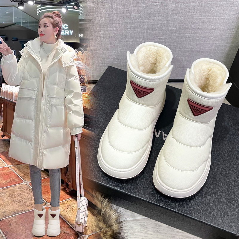 东北大棉鞋女厚底雪地靴2025冬新款加厚保暖防水防滑雪地棉短靴子