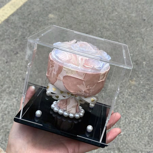 永玫瑰生花束手工自制手捧花母亲节520情人节礼物diy节日活动材料