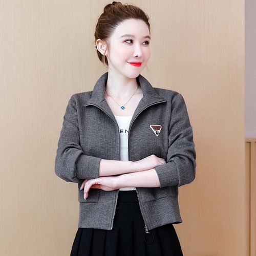 小香风短款外套秋冬百搭休闲洋气