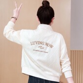 春秋新款 小个子夹克棒球服上衣 短外套女减龄显瘦洋气百搭休闲春季