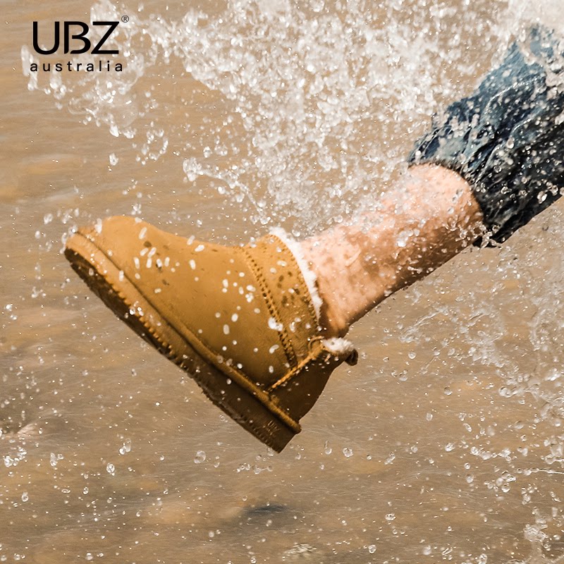 UBZ waterproof Snow boots A pedal 2021 new pattern thickening Shallow mouth Bootie Bread Shoes winter Plush Cotton-padded shoesin the Women's Shoes, Boots, Fashion snow boots category - from Buy2taobao.com to provide professional Taobao agent buy service