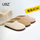 UBZ 透气轻便包头孕妇编织穆勒鞋 厚底勃肯鞋 女半拖春外穿2026新款