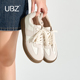 小白鞋 UBZ 春秋厚底运动休闲鞋 复古百搭板鞋 防水德训鞋 女2026新款