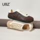 拼接德训鞋 女新款 2026春软底舒适运动休闲复古时尚 UBZ 百搭阿甘鞋