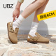 UBZ 春秋增高外穿包头加绒博肯鞋 防水两穿厚底勃肯拖鞋 女2026新款
