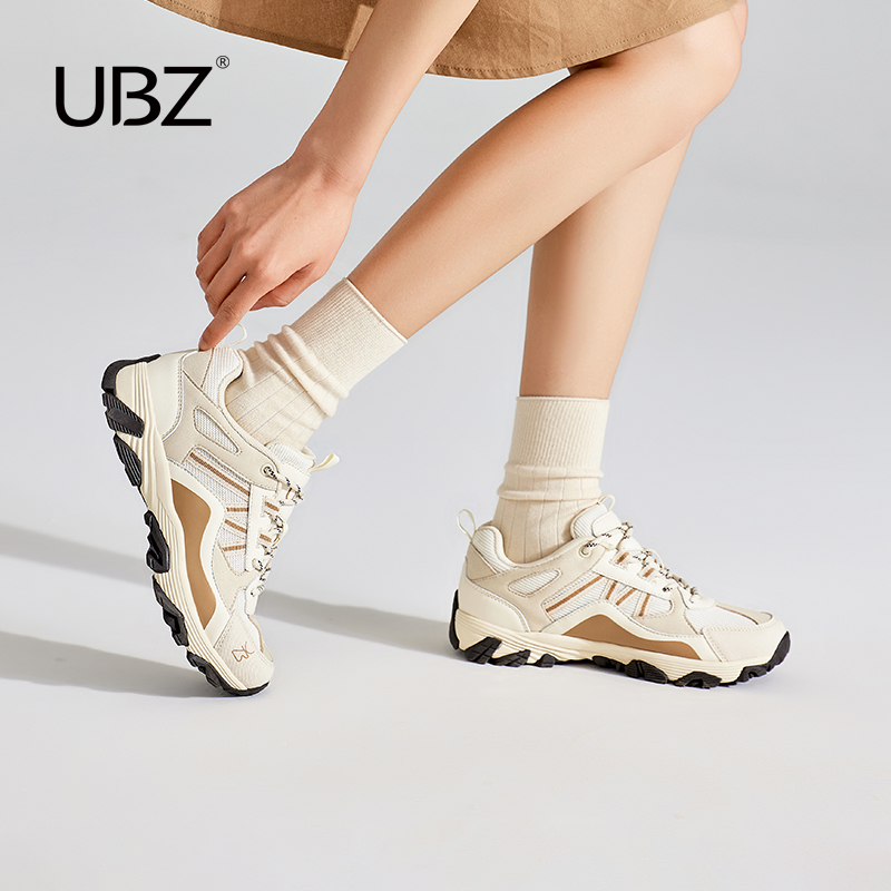 UBZ登山鞋防水厚底休闲老爹鞋