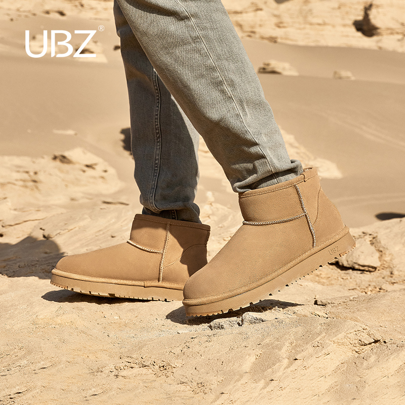 雪地靴防水面包鞋加绒冬季