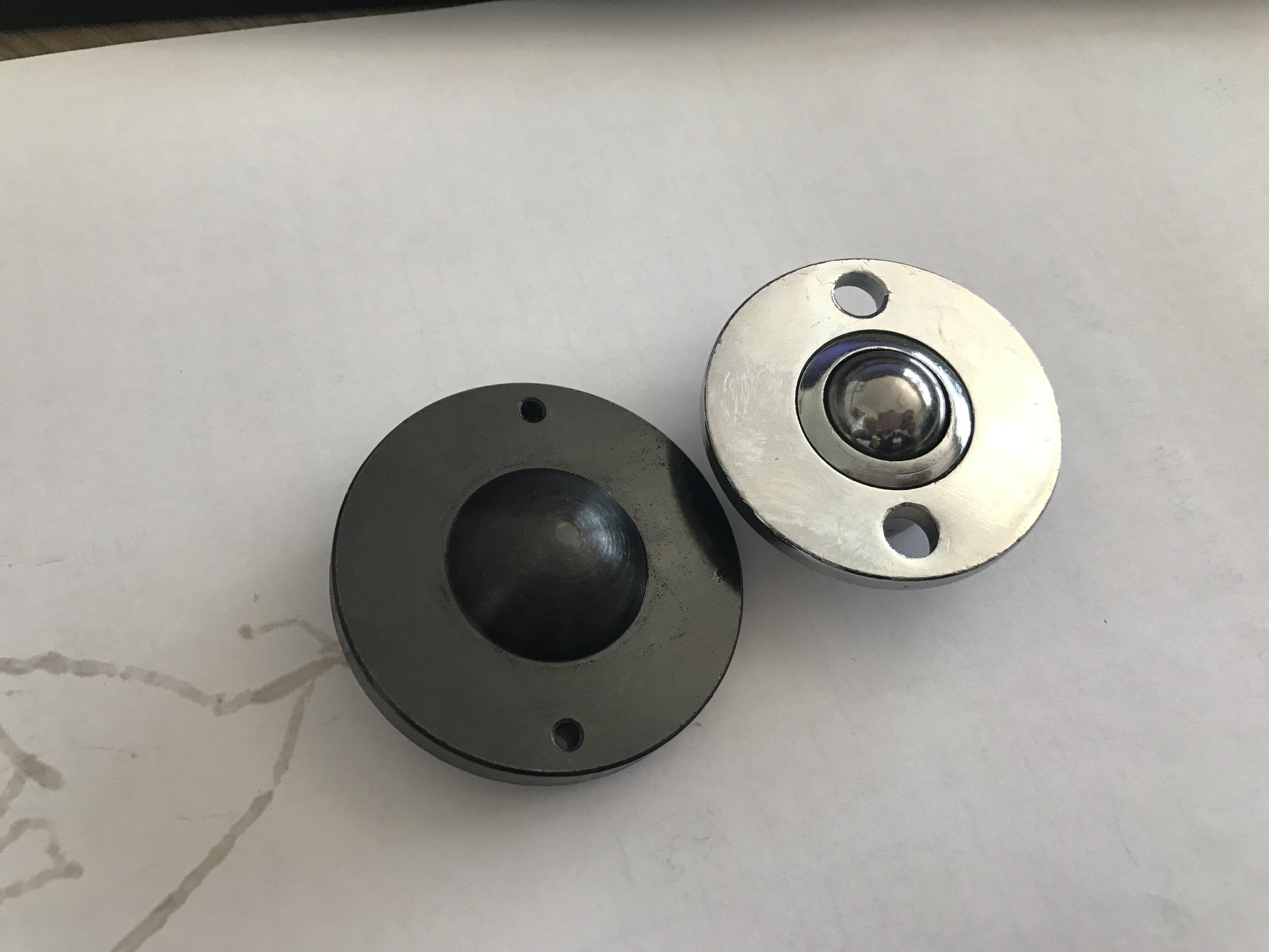 fb001钢制重型万向球滚珠 载重50kg轴承钢万向轮飞碟形小轮子