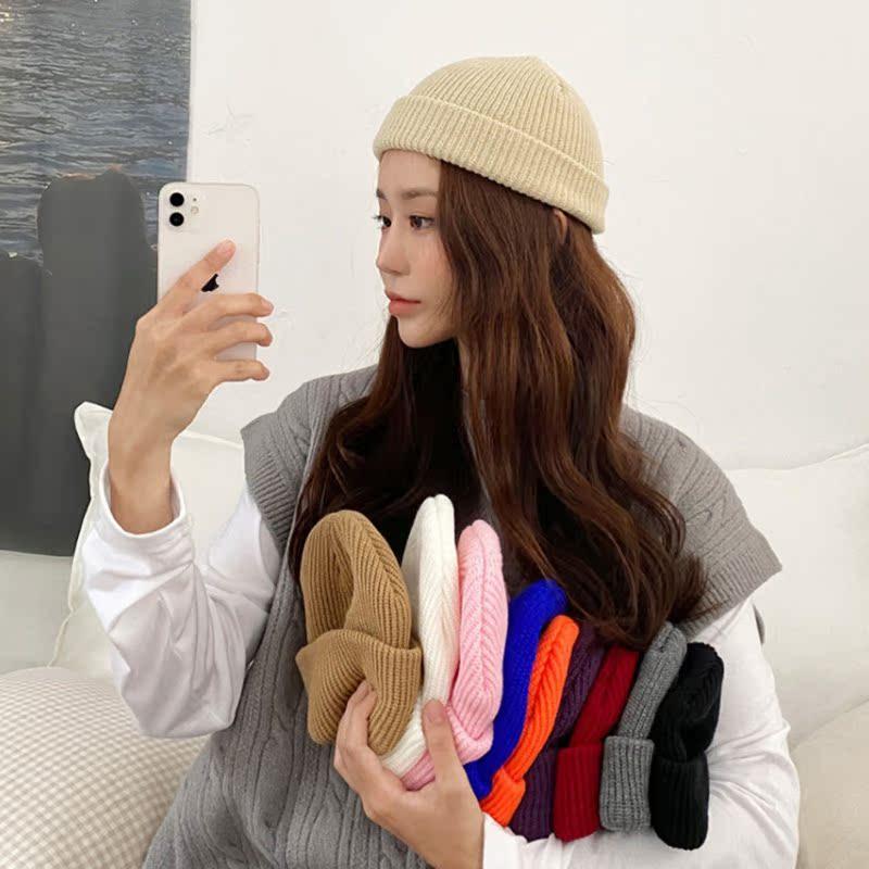 针织帽男女亲子韩版韩国东大门代购包街头毛线帽子冷青年秋冬潮牌