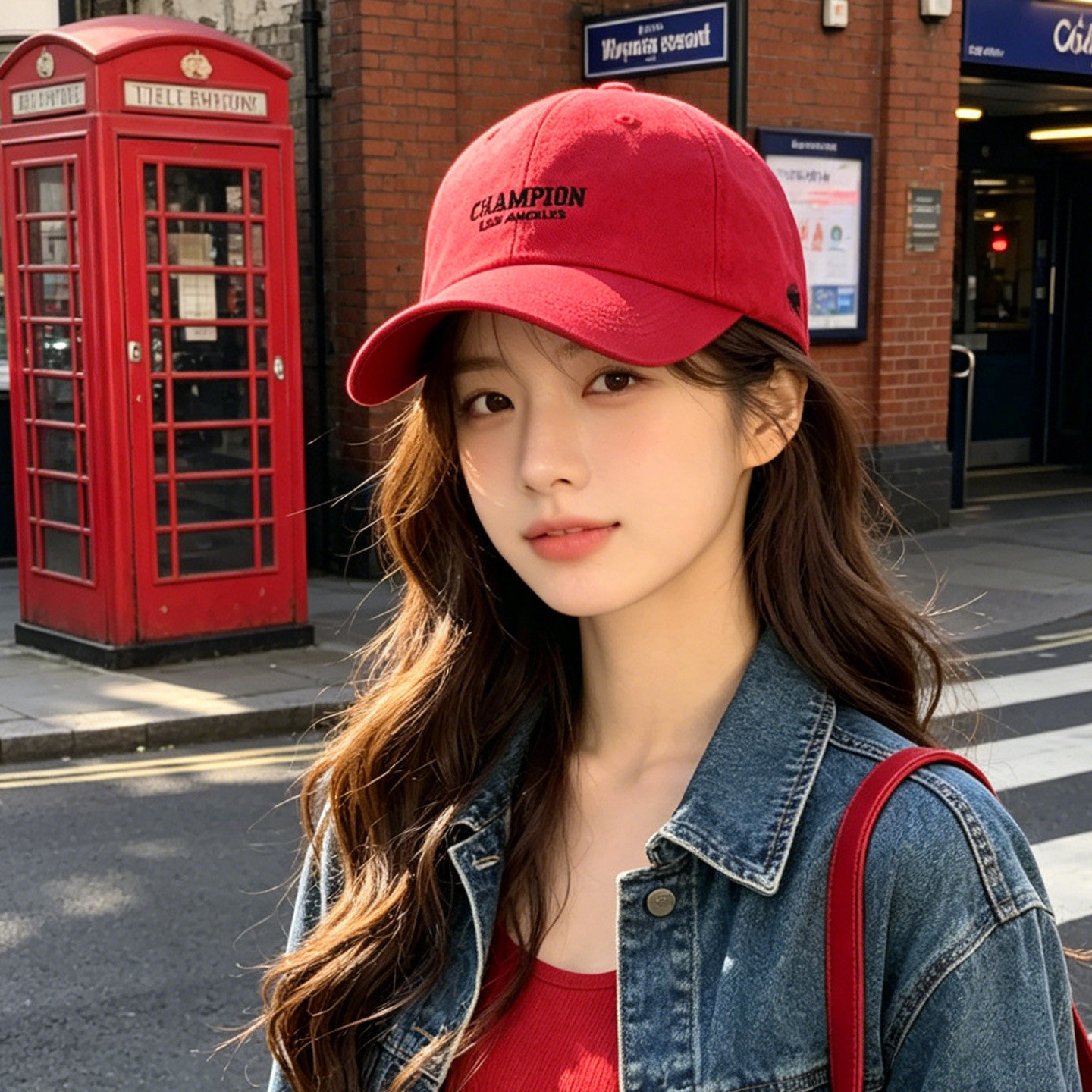 棒球帽韩国代购硬顶弯檐鸭舌帽女