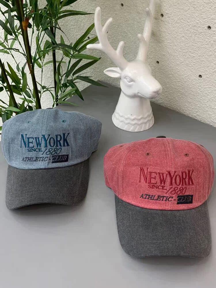 韩国代购棒球帽休闲男女春秋NYC