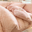 ab面一面棉一面绒被套单件a全棉磨毛b牛奶绒加绒珊瑚法兰绒面被罩