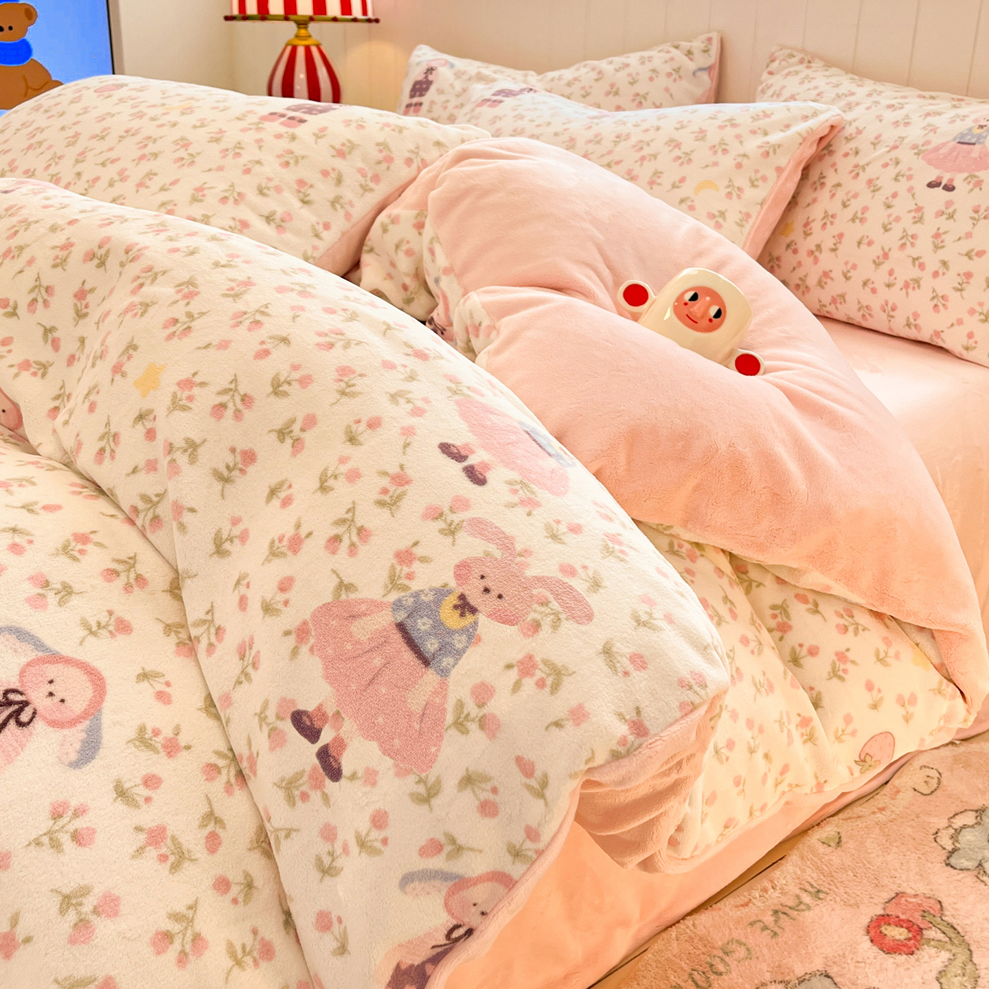 牛奶绒床上单件被套150x200x230