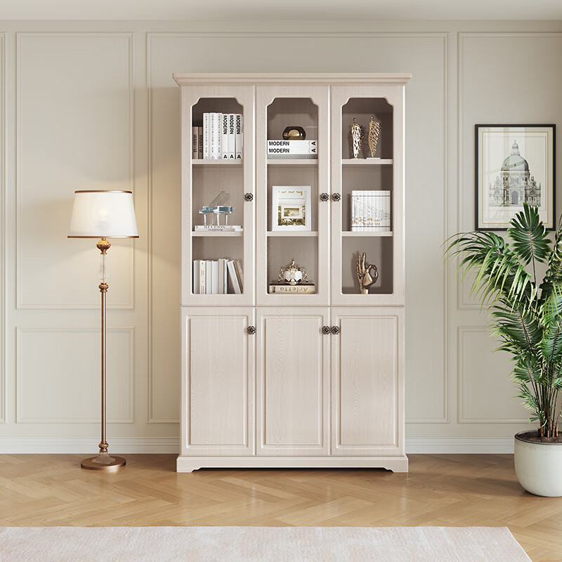 全友家私两门美式乡村风收纳柜