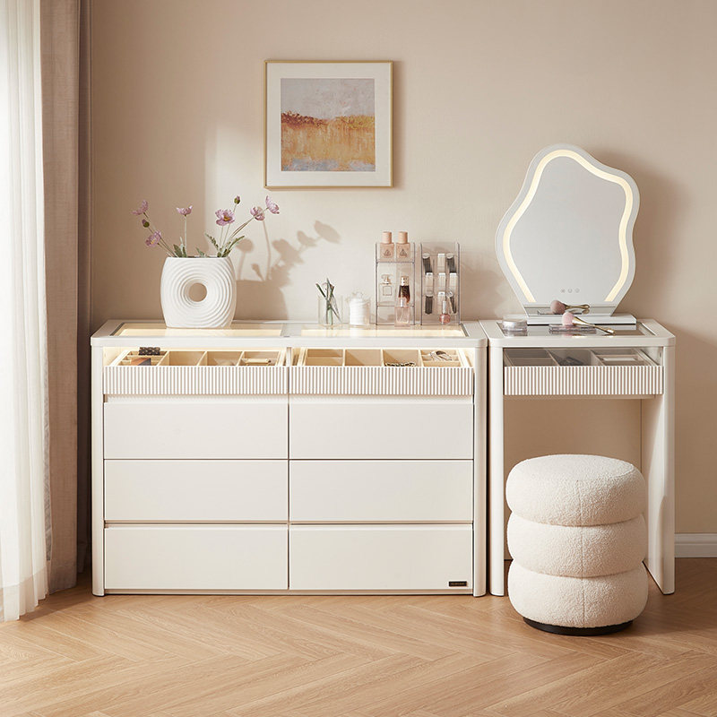 政府补贴全友家居现代简约可伸缩旋转斗柜一体梳妆化妆桌,住宅家具,梳妆台/桌,淘宝优惠券,粉丝福利购,淘宝优惠卷