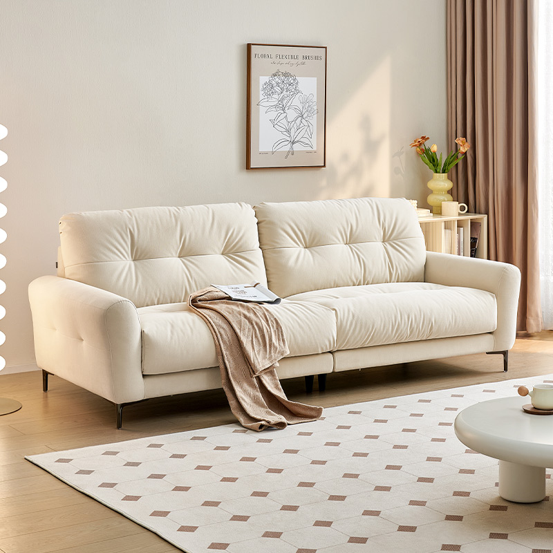 全友家居现代简约布艺沙发海绵