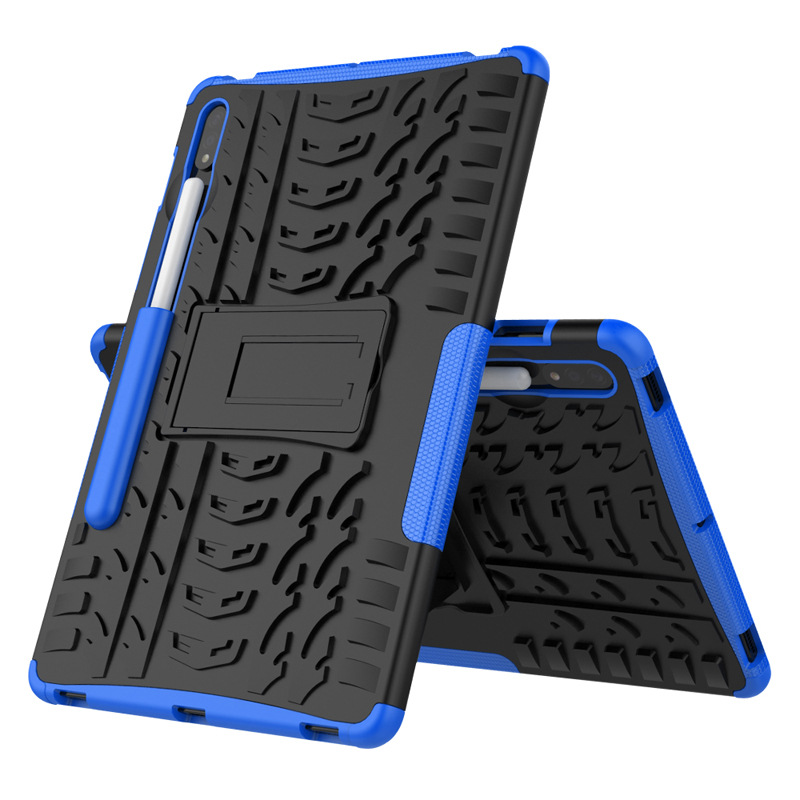 适用三星Samsung Tab S7 Plus Case back cover pen holder保护壳