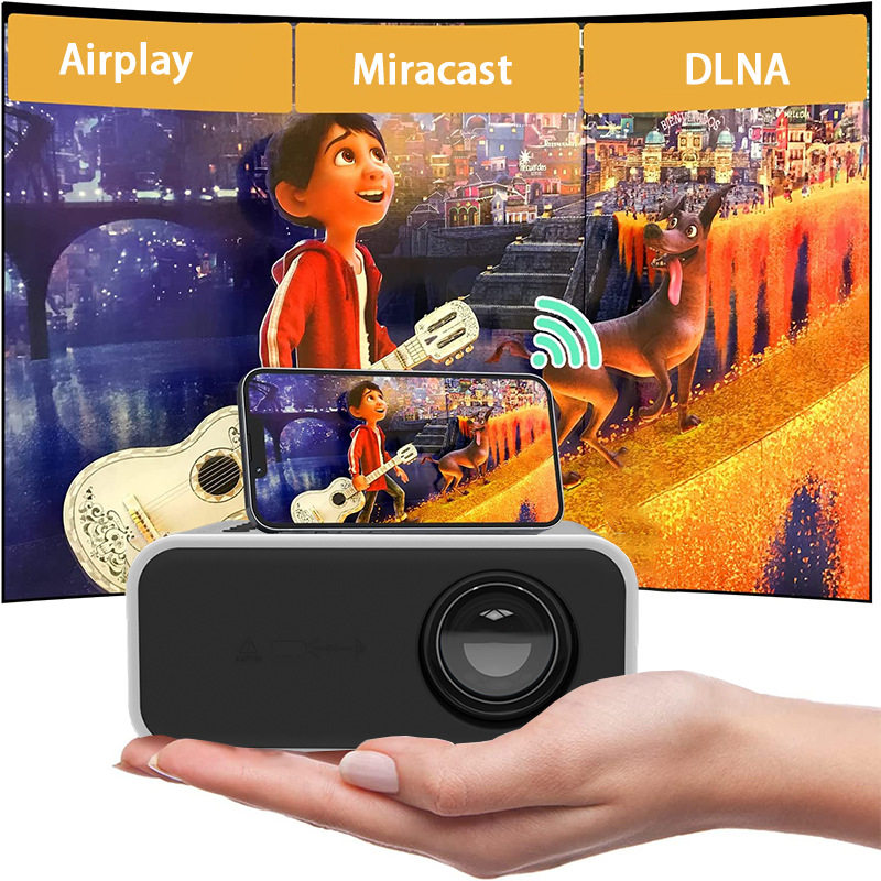 Mini Projector 2-Way Wired and Wireless Same Screen - Product image 5