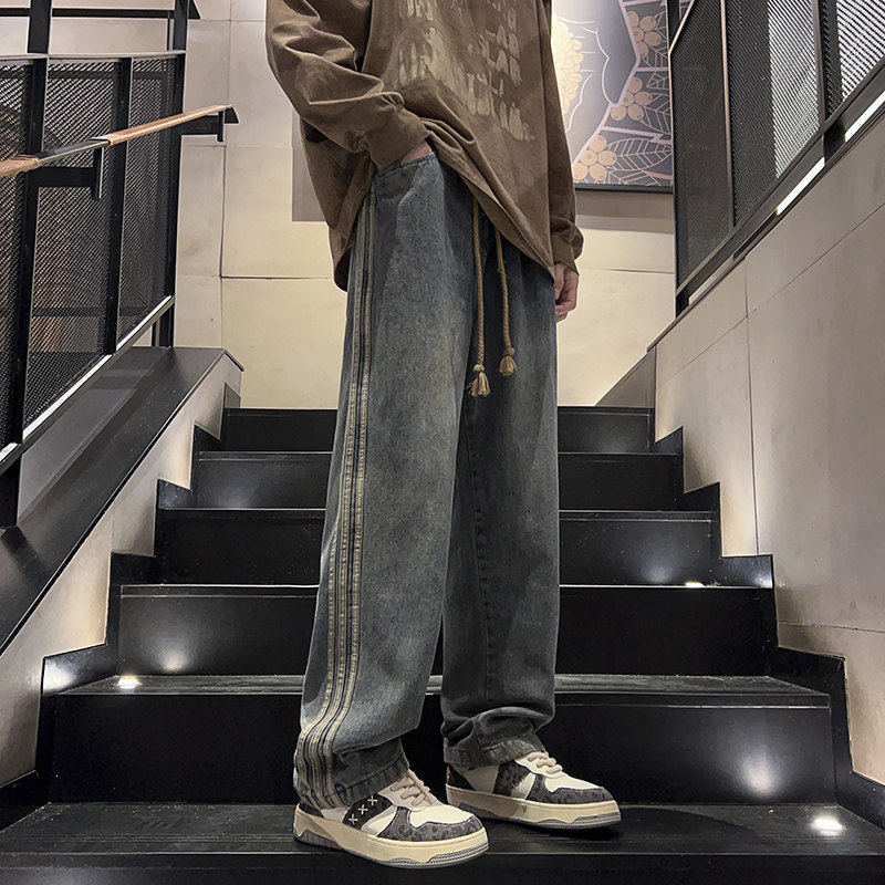 2024新款秋季加厚牛仔裤工装休闲百搭HM68/P60控88,男装牛仔裤,钱塘322（原A036）