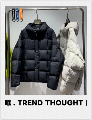 呡 . TREND THOUGHT丨首制男士轻薄连帽羽绒服