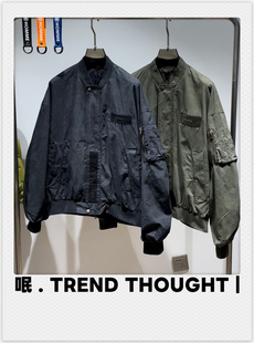 呡 . TREND THOUGHT｜N43棒球领夹克