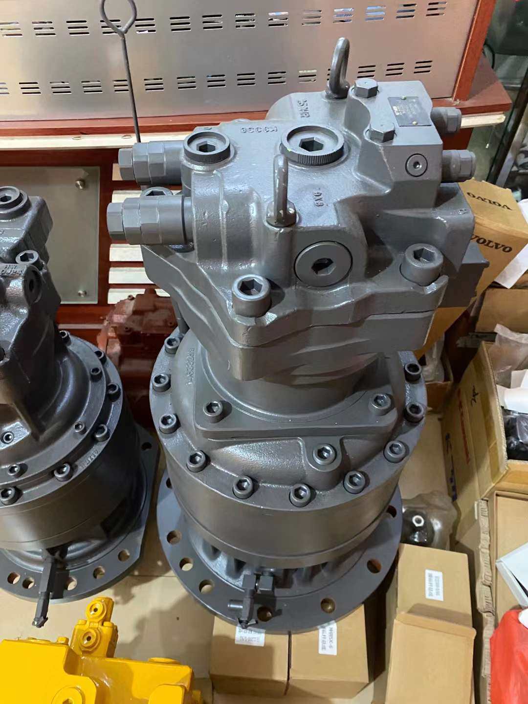 临工6360 6375 6400f沃尔沃350 380回转马达川崎m5x250旋转泵配件