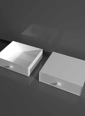 方盒模型纸盒模型抽屉盒子建模C4D盒子模型OBJ三维通用379