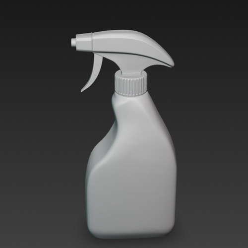 喷壶模型三维模型清洁瓶子喷头压泵壶建模定制528