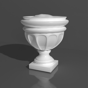 花基花坛花瓶模型建模定制3ds MAXrhino犀牛MAYA模型定制634