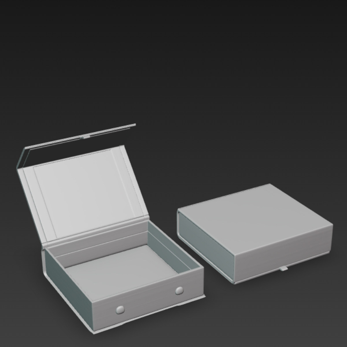 盒子模型盖子模型盖子盒子模型三维建模定制488