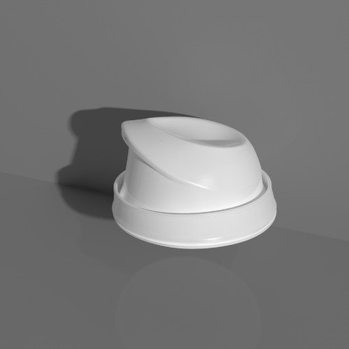 泵头洁面泡泡护肤品泵头三维碰头建模定制517