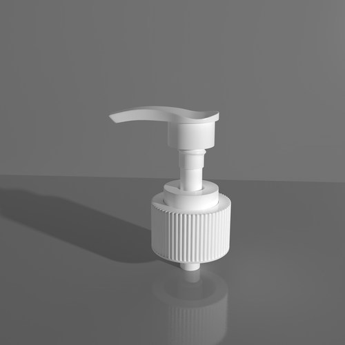 三维泵头洗发水泵头沐浴露泵头压泵建模定制泵头美妆洗护泵头504