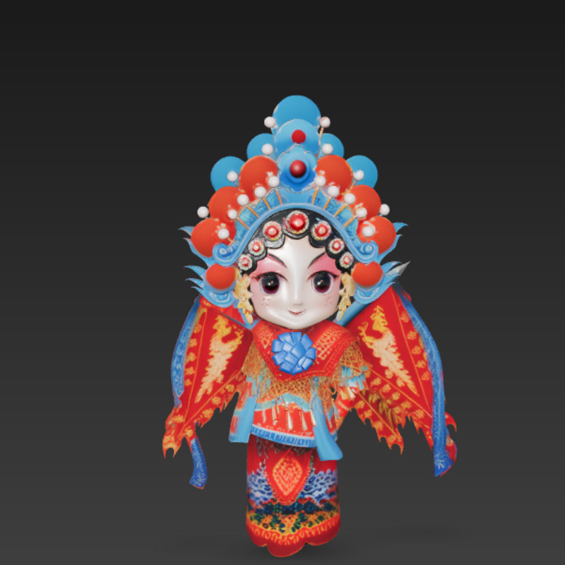 戏剧人物三维模型建模定制C4D模型562