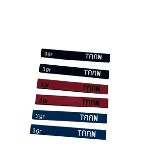 包邮正品散装TAAN泰昂网球拍平稳加重片配重平衡条加重片3g