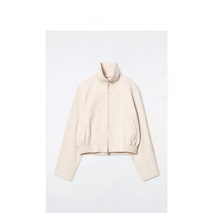 新品 女装 夹克外套浅米色2025春季 型拉链式 H25001 标准版