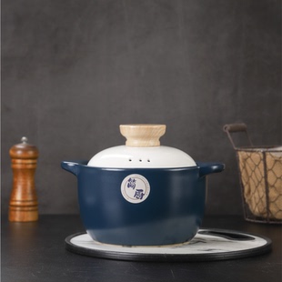 燃气灶明火专用砂锅高颜值家用沙锅煲汤炖汤熬汤煮粥煤气用耐高温