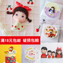 烘焙蛋糕装 饰软陶人偶娃娃情人节母亲节爸爸妈妈男孩女孩祝寿毕业
