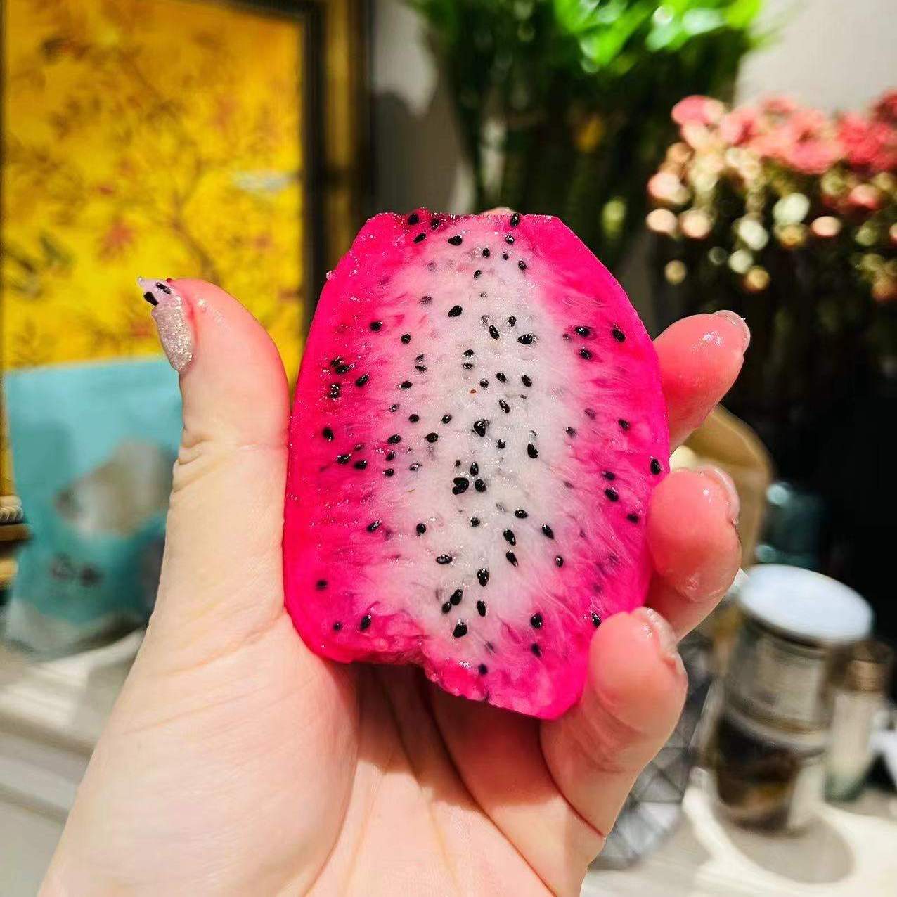 海南双色冰淇淋火龙果纯甜多汁