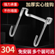 免打孔橱柜门后无痕挂钩厨房不锈钢S型双钩宿舍浴室门背式 挂衣钩