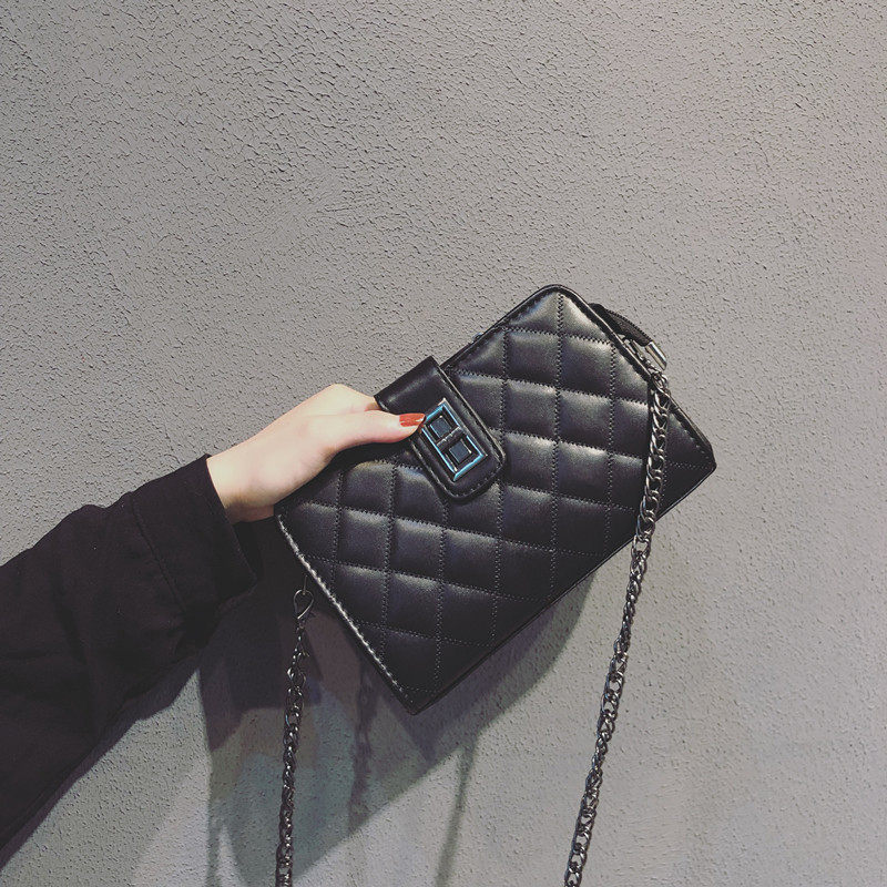 2018新款菱格小香风链条包包单肩斜挎包软皮包时尚百搭迷你小方包|ruв категории Сумки, Г - жа сумки - от Buy2taobao.com для оказания профессиональной услуги покупки агента Taobao