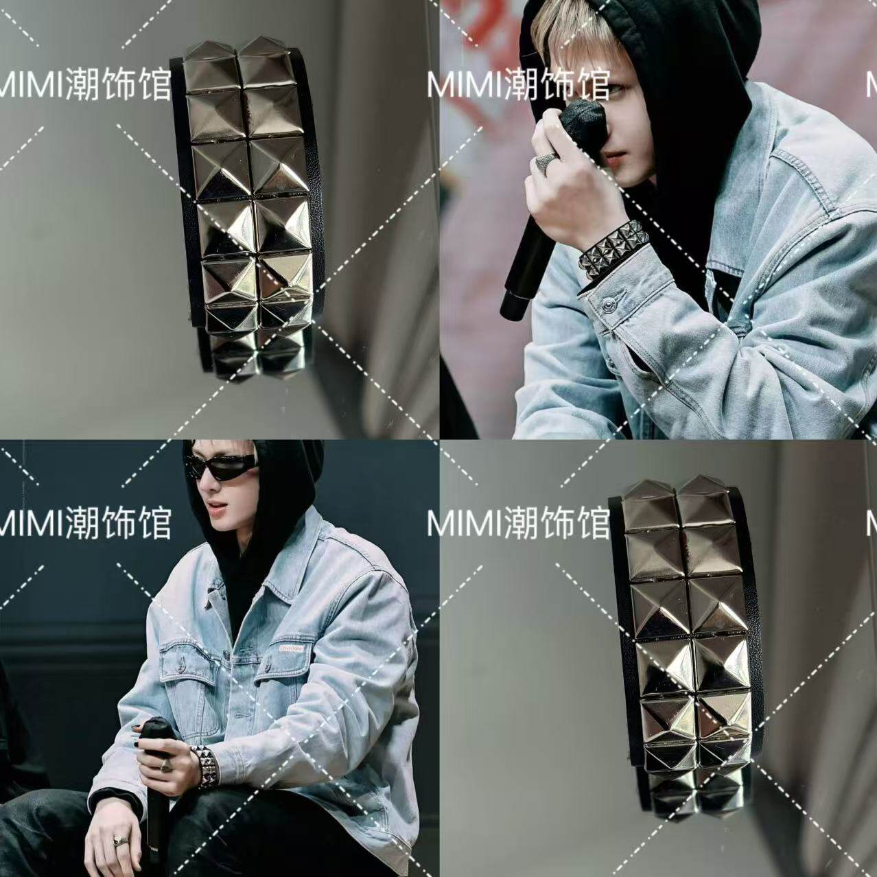 Cortis马丁同款朋克金属手镯