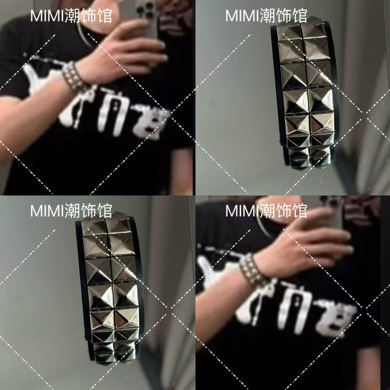 Cortis马丁同款朋克金属手镯