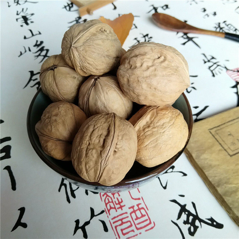 新疆阿克苏185带壳纸皮核桃原味特产500g袋装阿胶糕辅料